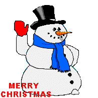merry christmas snowman